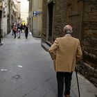 anziano a Firenze
