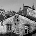 Año1.980 - VIEJAS CASAS DESDE LA MURALLA LUCENSE.