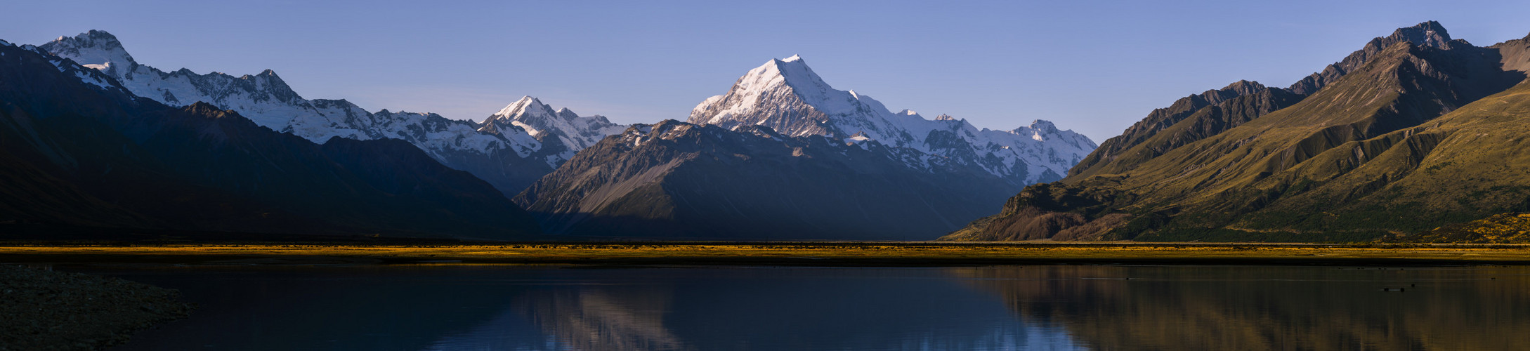 Aoraki / Mt. Cook mit etwas mehr Umschwung