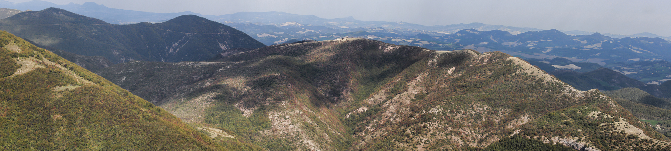 Apennin - Blick von Monte Petrano