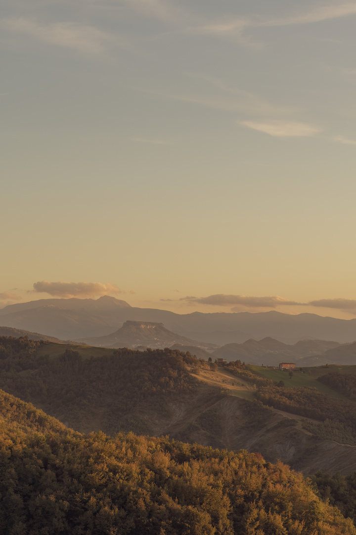 Apennines sunset