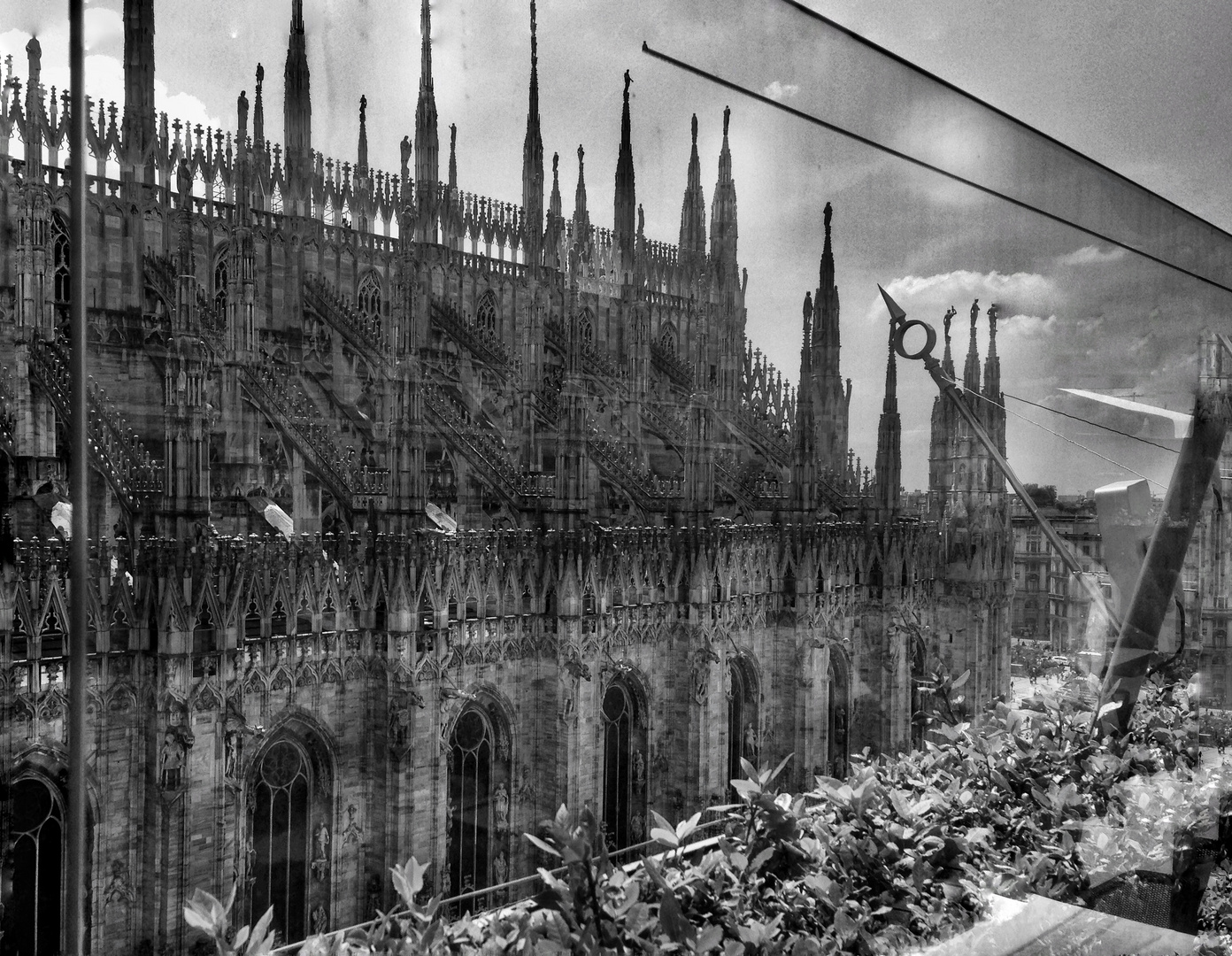 .......Aperitivo mit Blick auf den Mailänder Dom