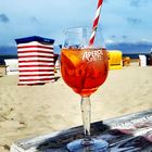 Aperol am Borkumer Strand 