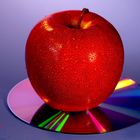 Apfel auf CD