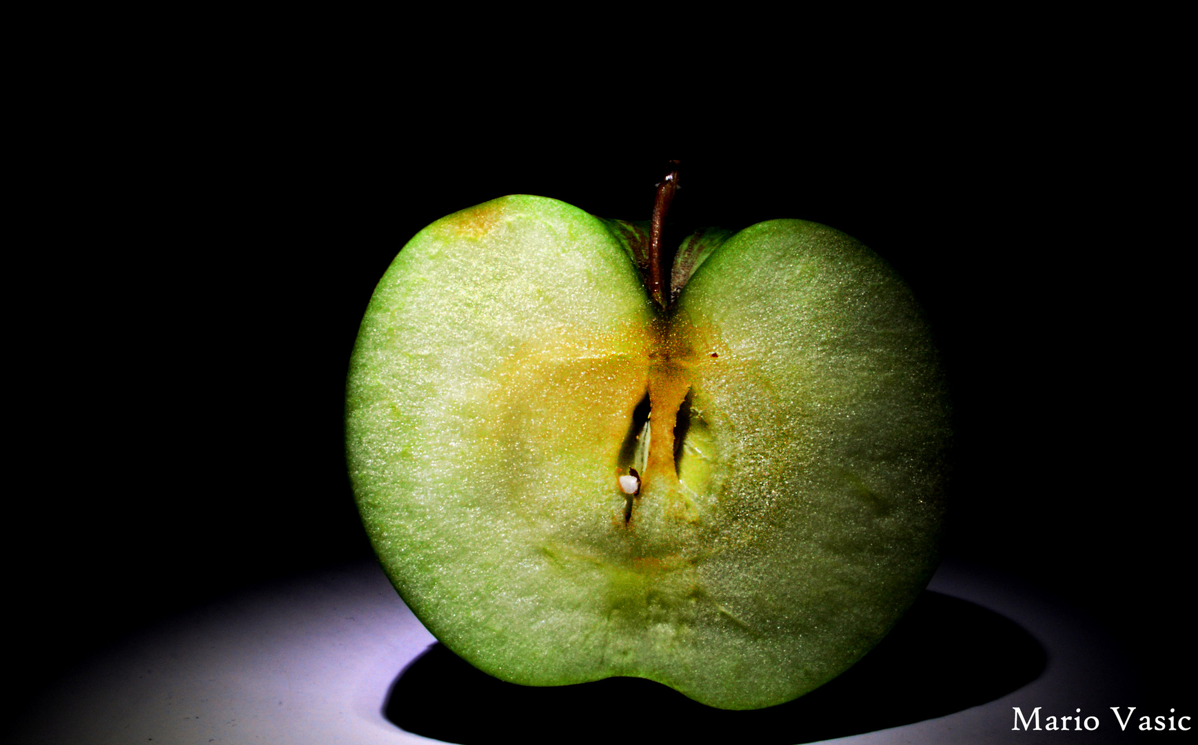 Apfel. Lecker.