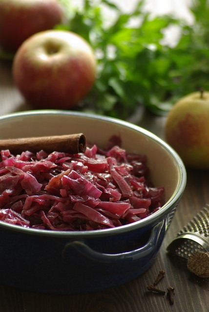 Apfel-Rotkohl