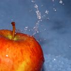 Apfel-Wasserplätscher