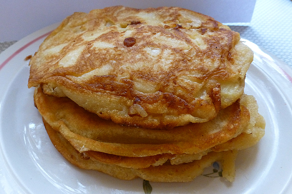 Apfelpfannkuchen - lecker und gut sättigend