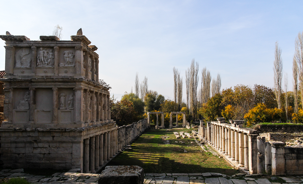 Aphrodisias der Eingang