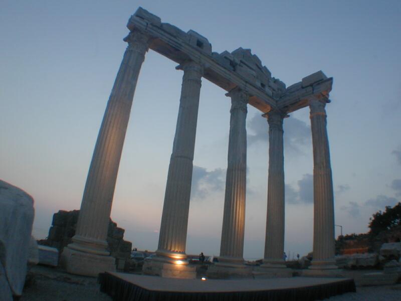 Apollon ruins at Side town of Antalya