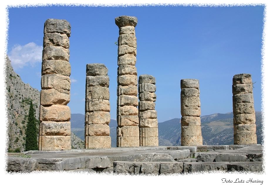 Apollon Tempel in Delphi