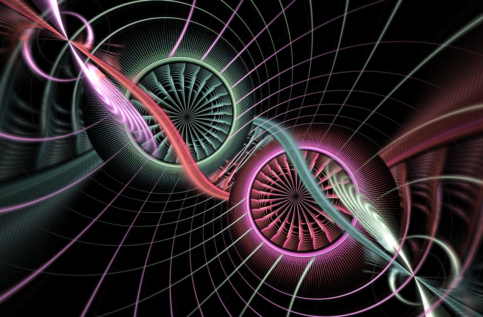 Apophysische Doppelturbine