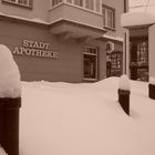 Apotheke im Winter