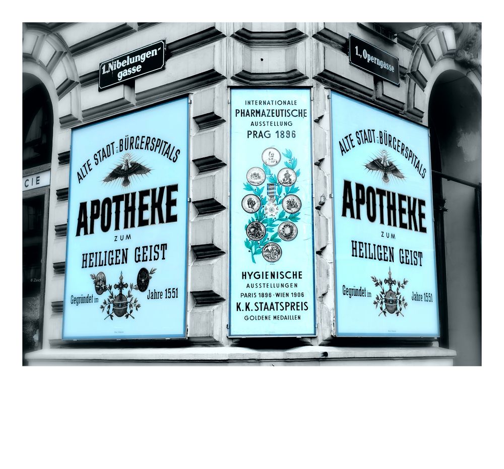 Apotheke Reklame Wien p30-58-fx +5Wienfotos