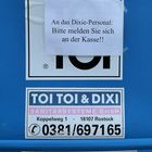 Appell an das Dixi-Personal