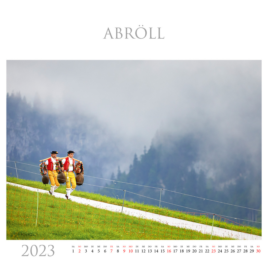 Appenzell Kalender April 2023