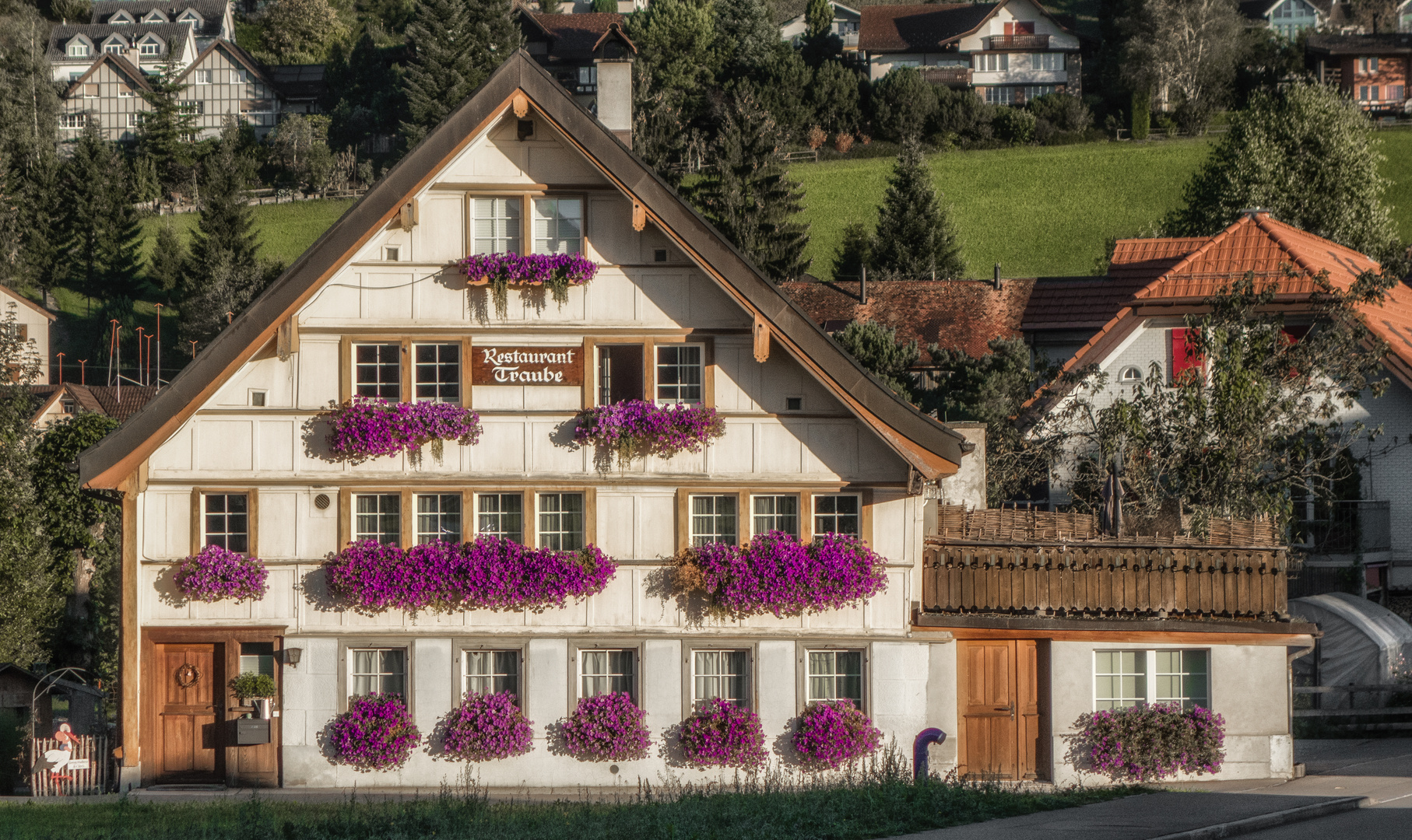 Appenzellerhaus im Herbst