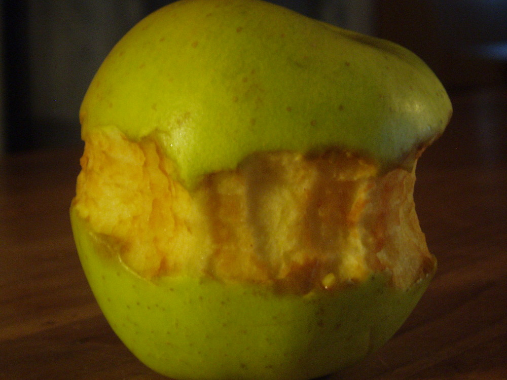 Apple, eaten by a 3 year old : )