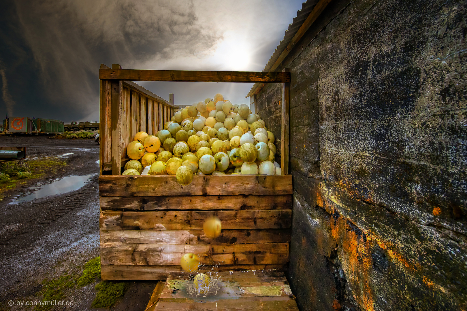 Apple on the Line