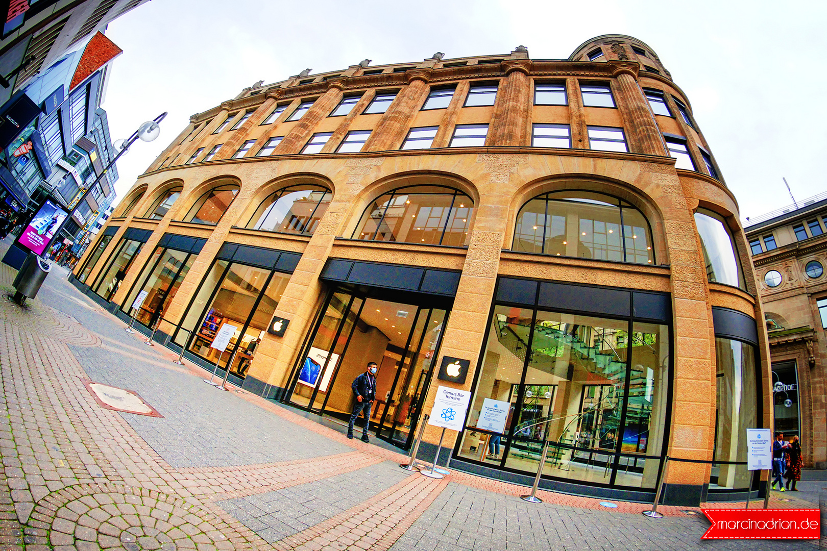 Apple Store Schildergasse, Schildergasse 1-9, 50667 Köln, Kölner Innenstadt, 8mm Fish-Eye