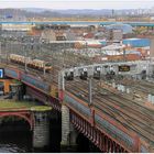 Approach to Glasgow Central Station