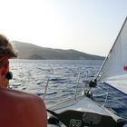 Approaching a harbour in the north of zakynthos