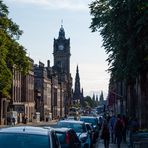 Approaching Edinburgh