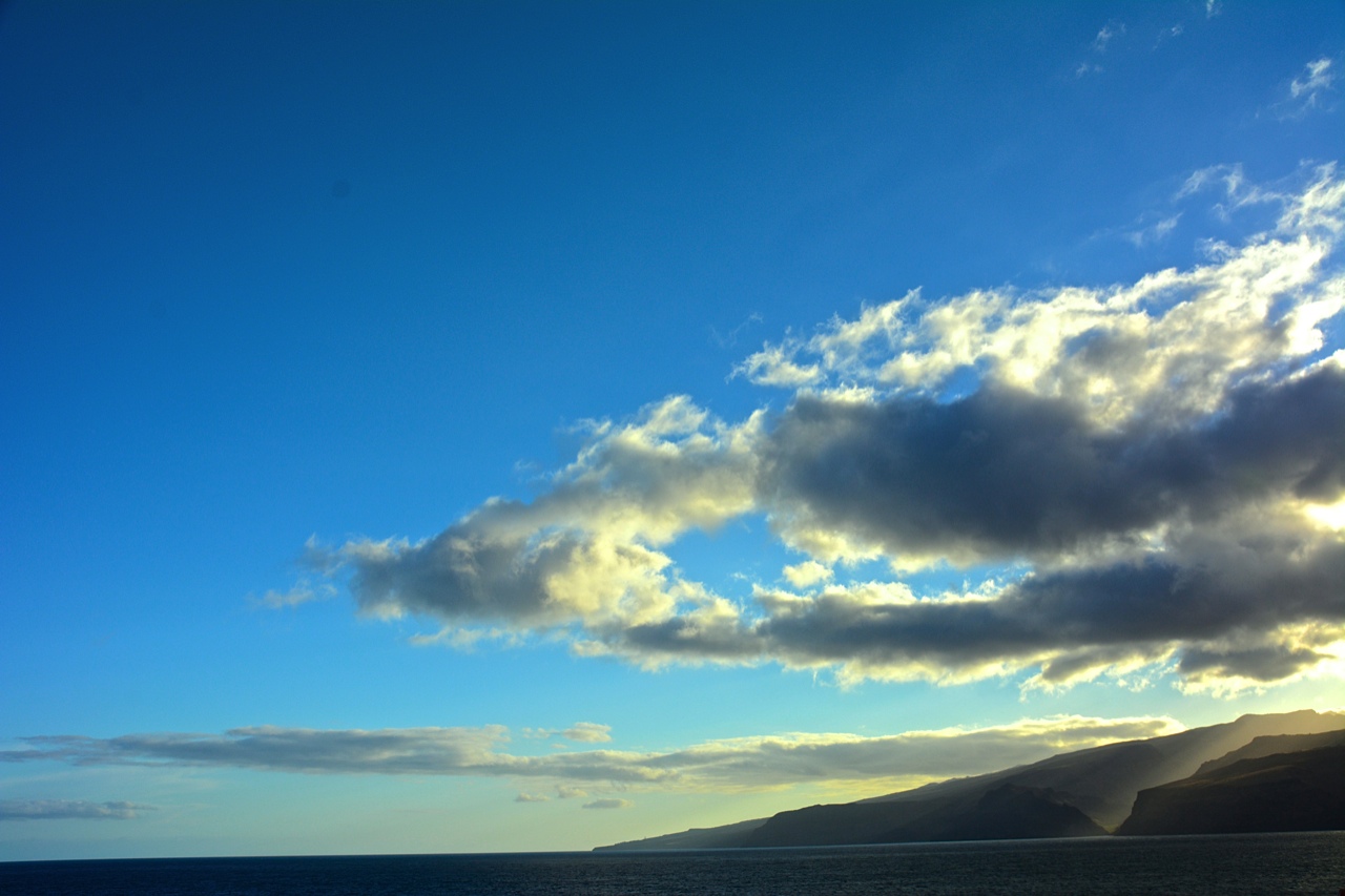 Approaching La Gomera