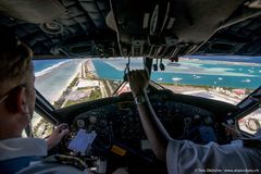 Approaching Malé International Airport