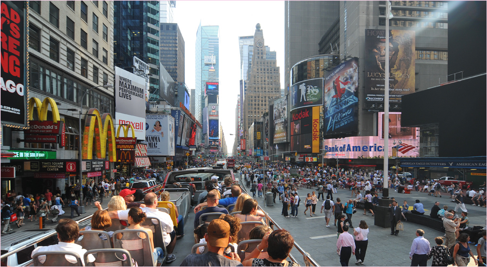 Approaching N. Y. Time Square (V)