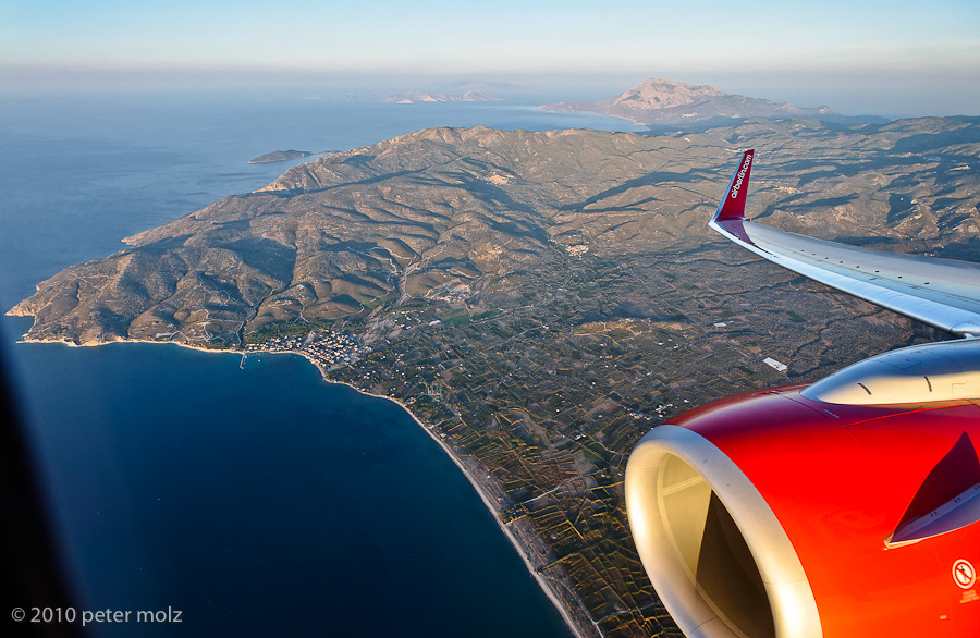 Approaching the island of Samos / Greece, 2010