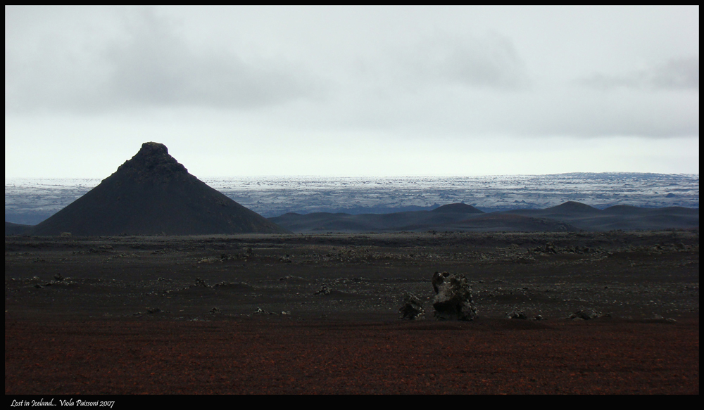 Approaching to the glacier