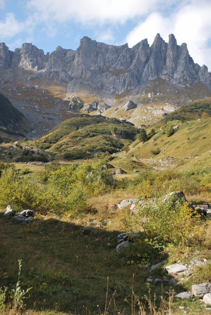 Après 1000m de montée...