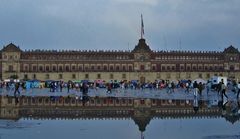 apres l orage , palais du gouverment à mexico