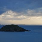 APRES LA PLUIE LE CAP FREHEL A L'HORIZON DEPUIS DE ST MALO