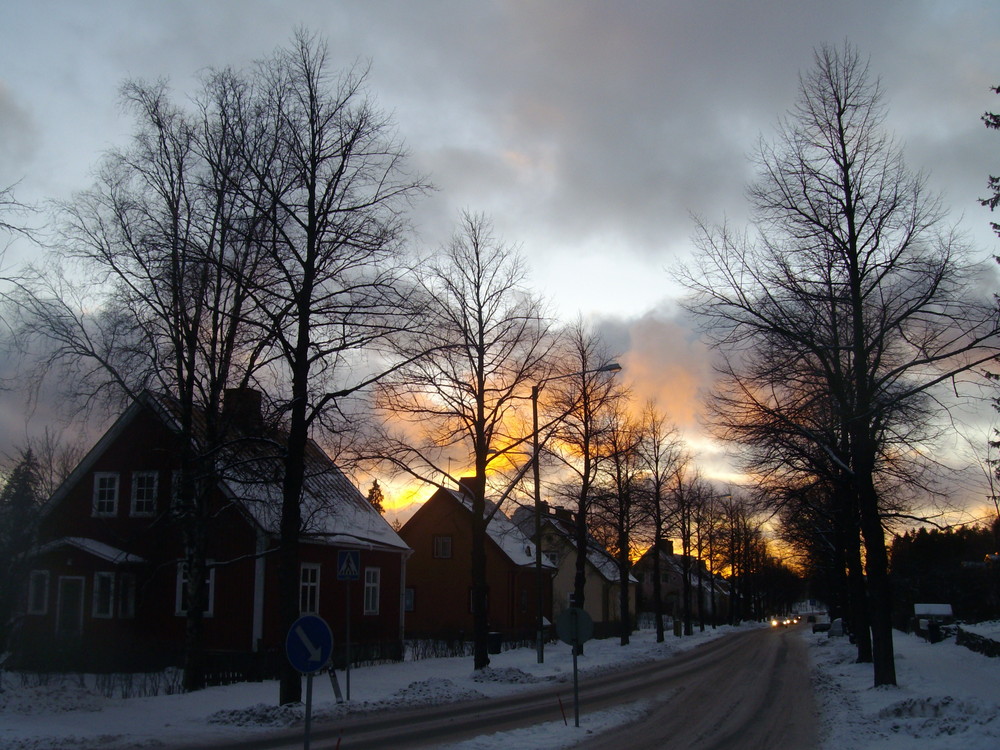 Après midi de janvier à Helsinki