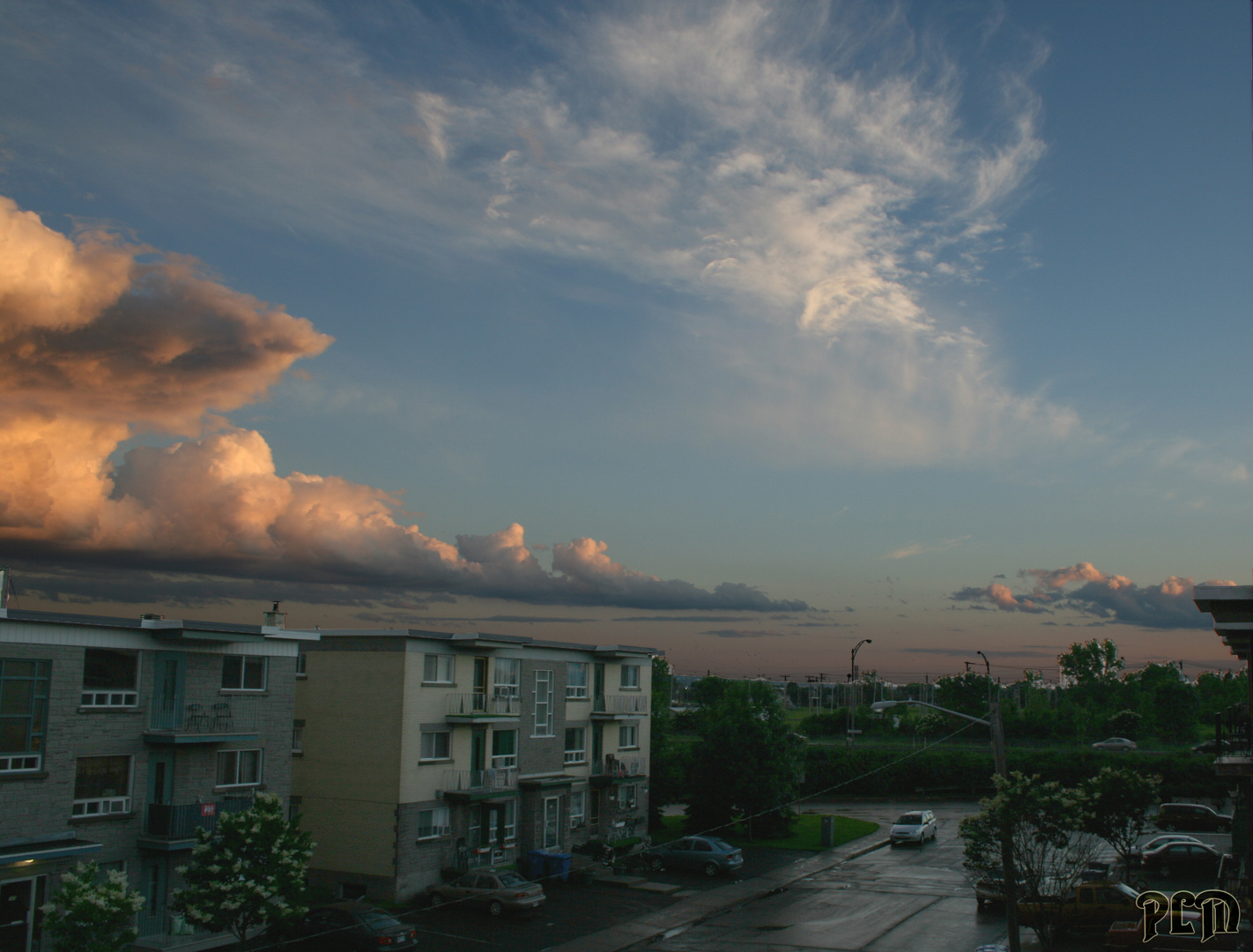 Après un orage d'été au couchant - Québec