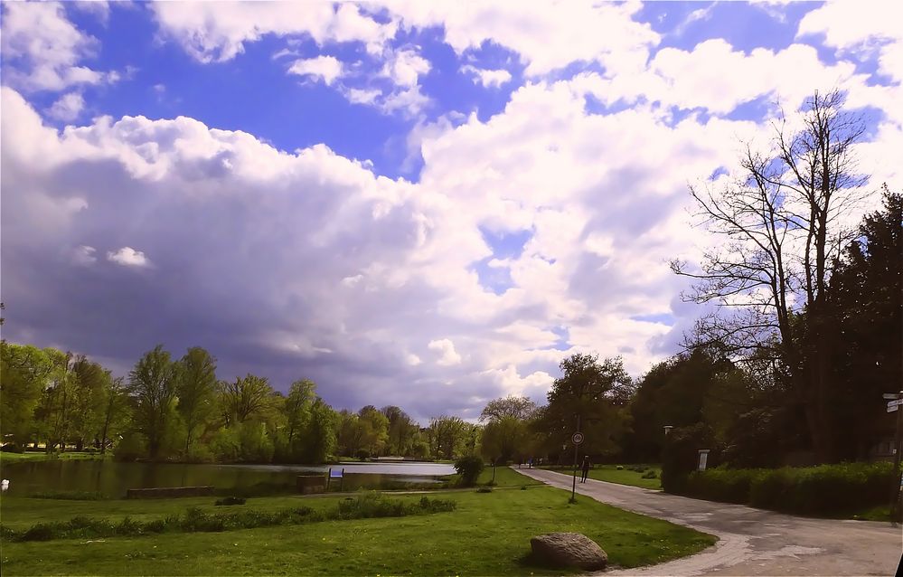 April im Kurpark von Bad Salzuflen