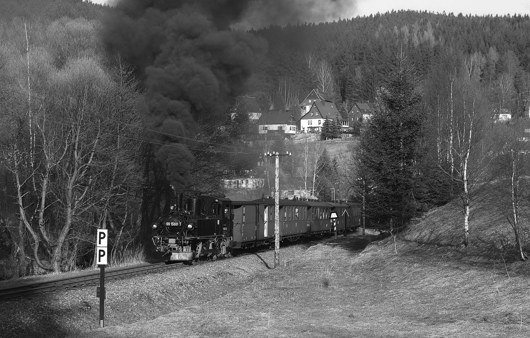 April im Preßnitztal ...