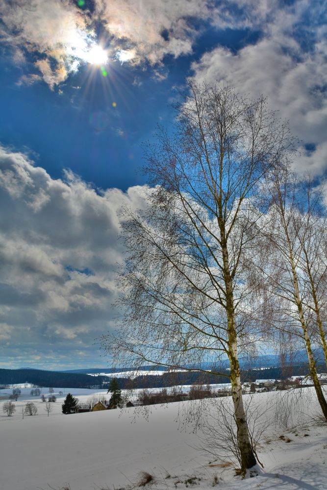 April im Schneekleid