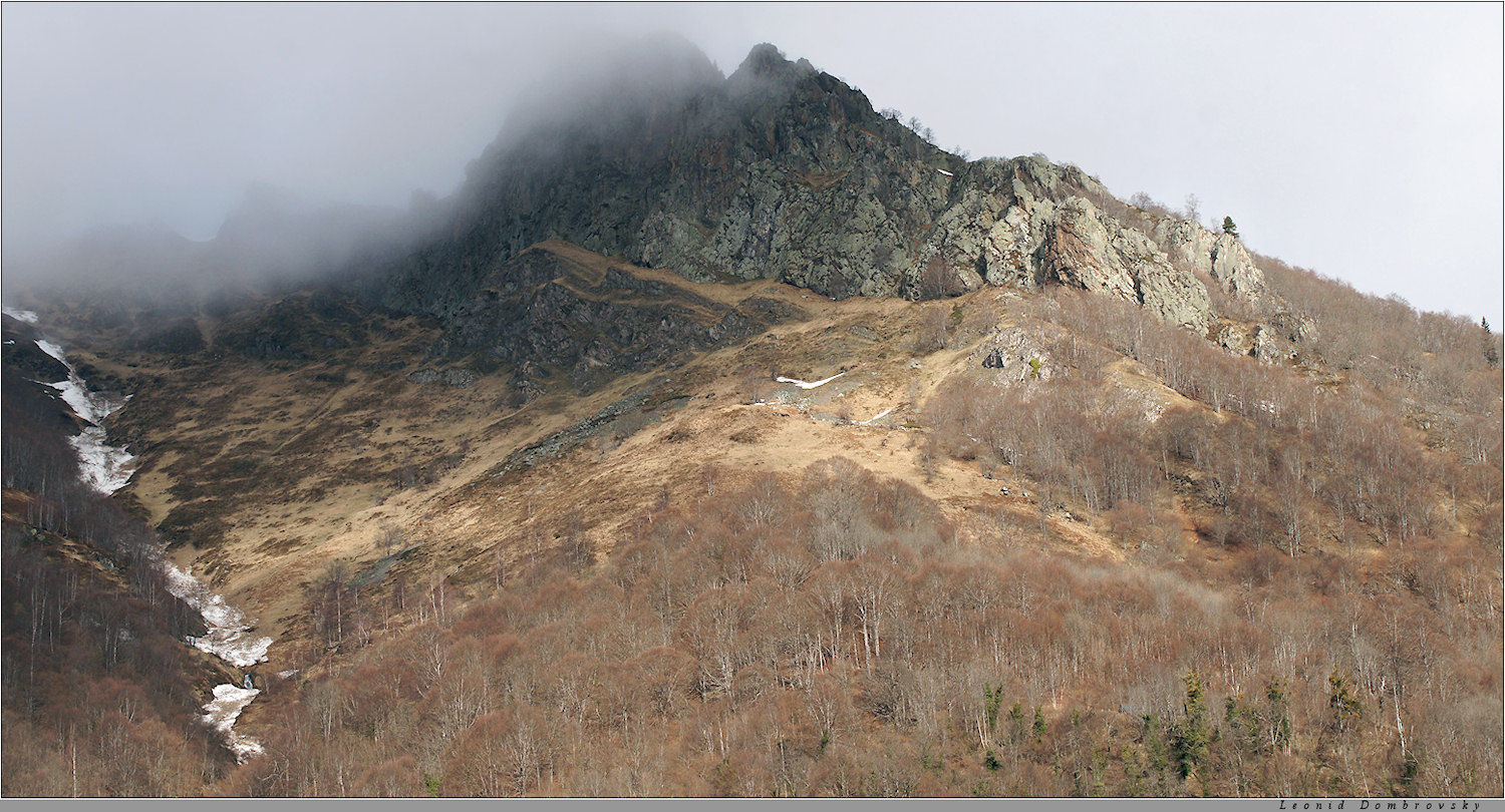 April view of Pyrenees