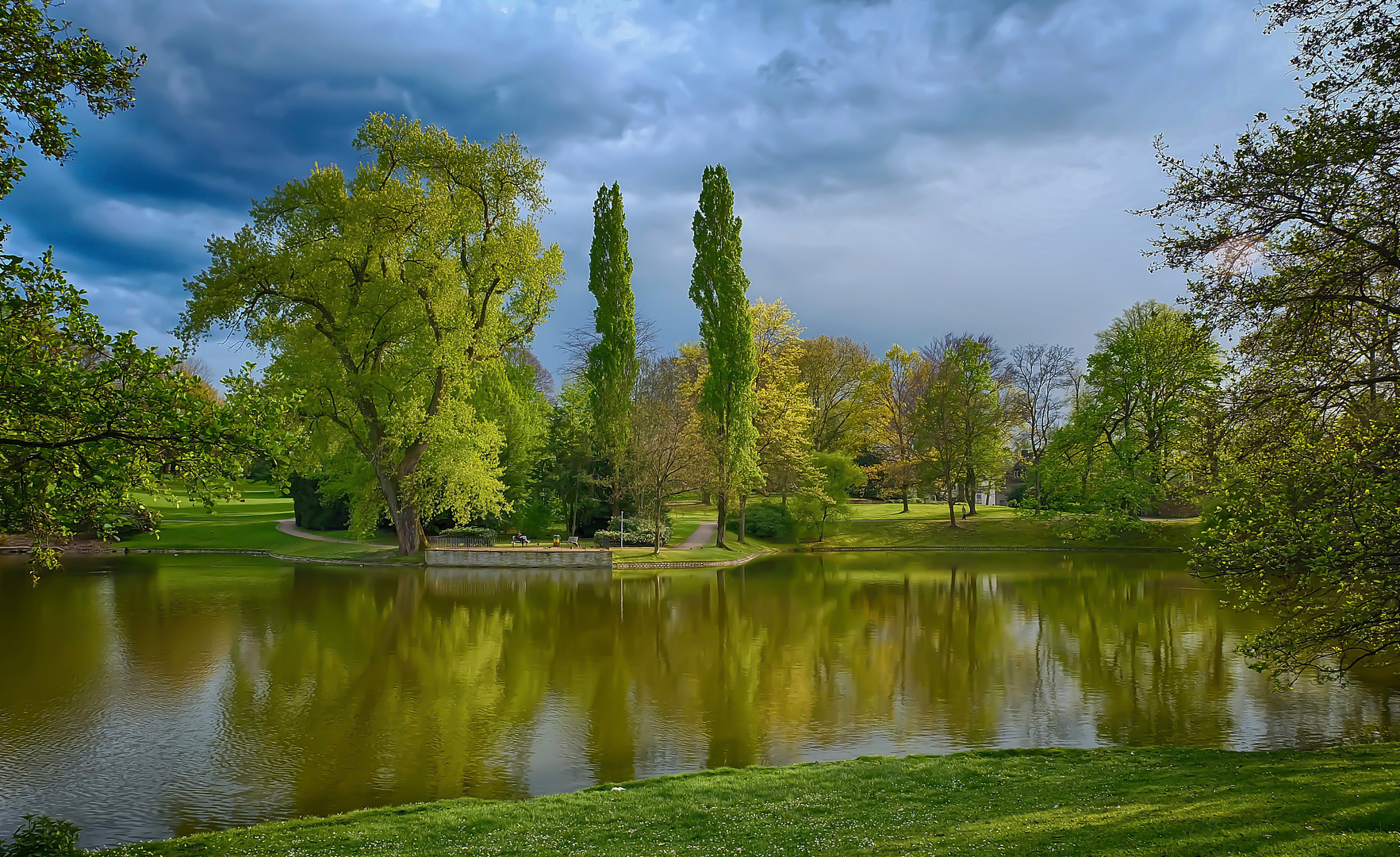 Aprilwetter Foto & Bild landschaft, garten