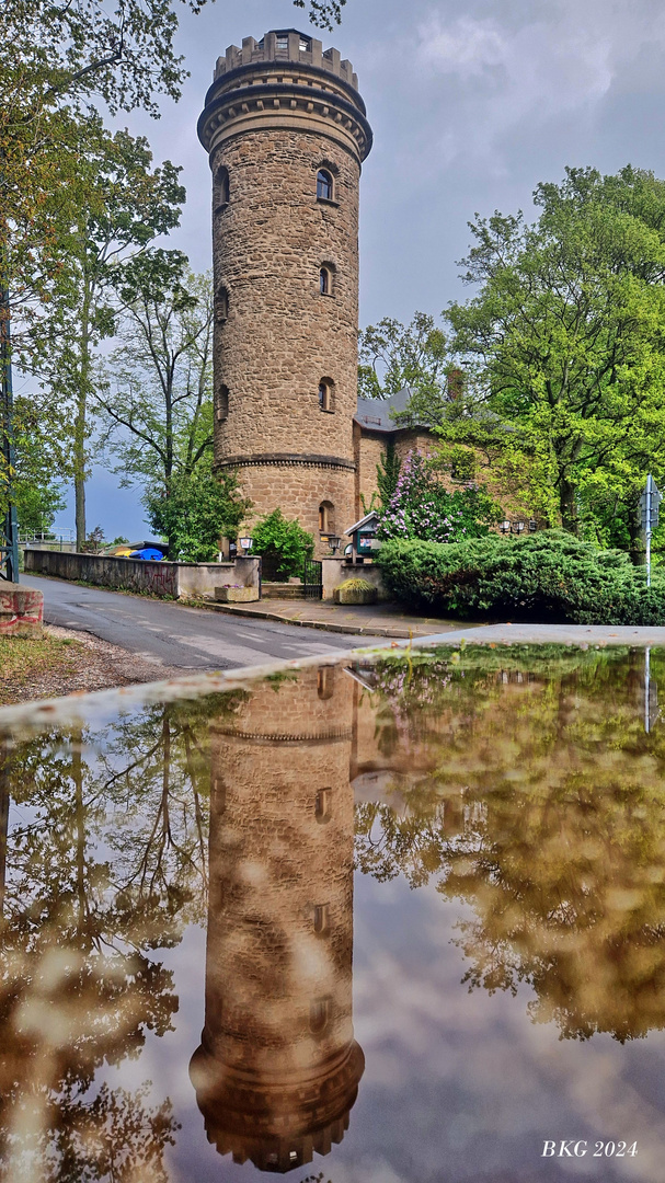 Aprilwetter am Ferberturm Gera 