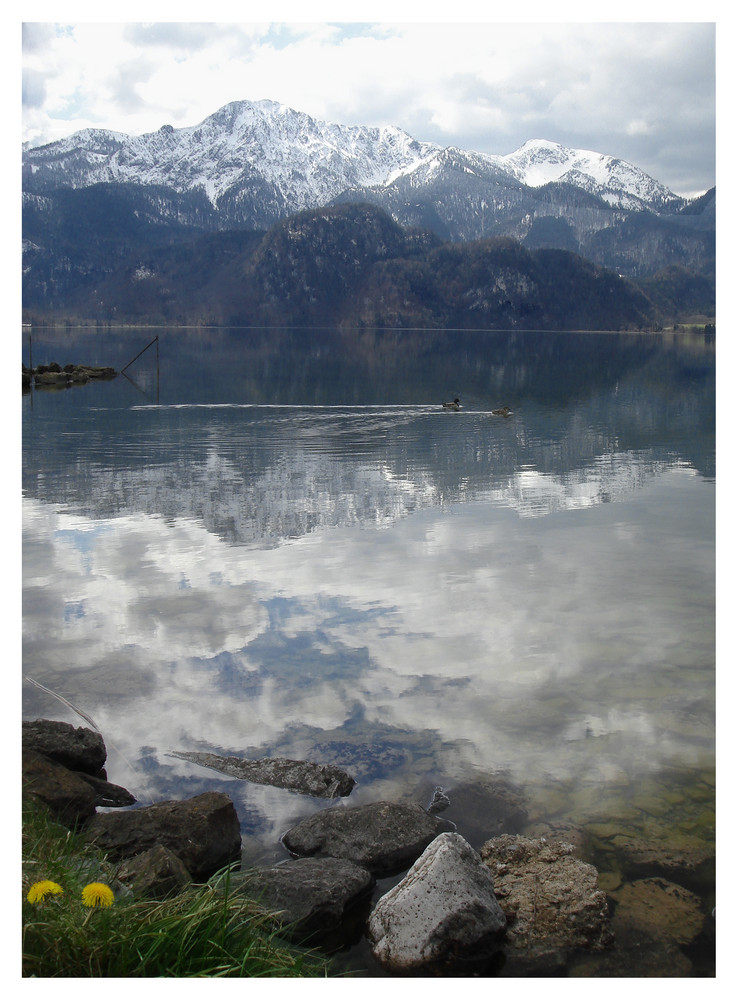 Aprilwetter am Kochelsee