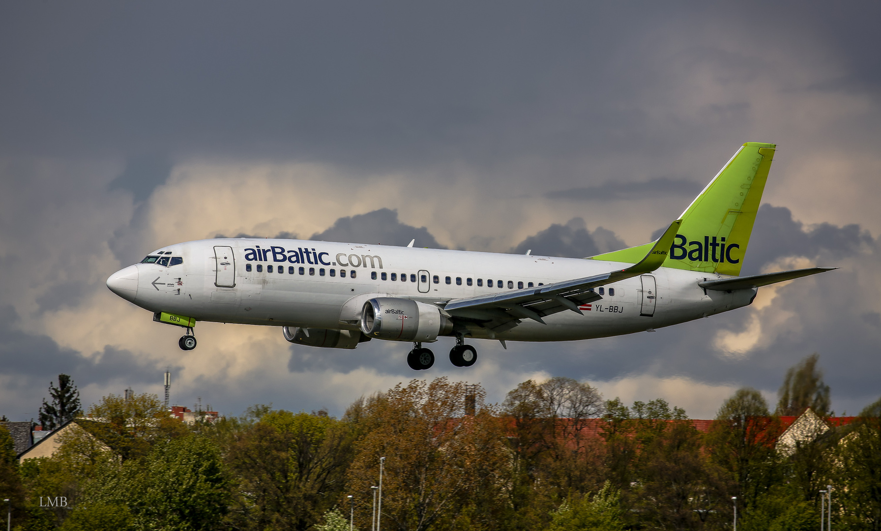 Aprilwetter-Anflug