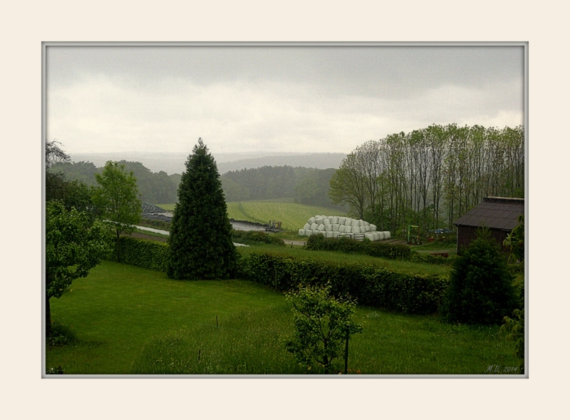 Aprilwetter herrschte heute bei uns....