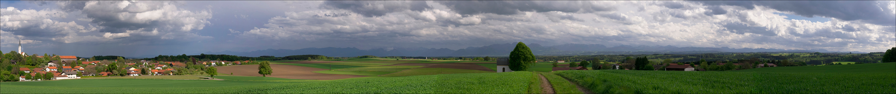 Aprilwetter im Mai bei Hohenthann