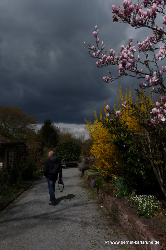 Aprilwetter in Karlsruhe