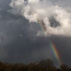 Aprilwetter mit Regenbogen