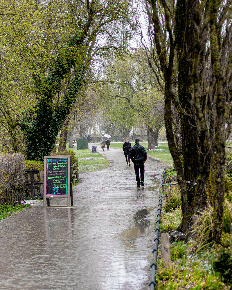 Aprilwetter Spiegeltag